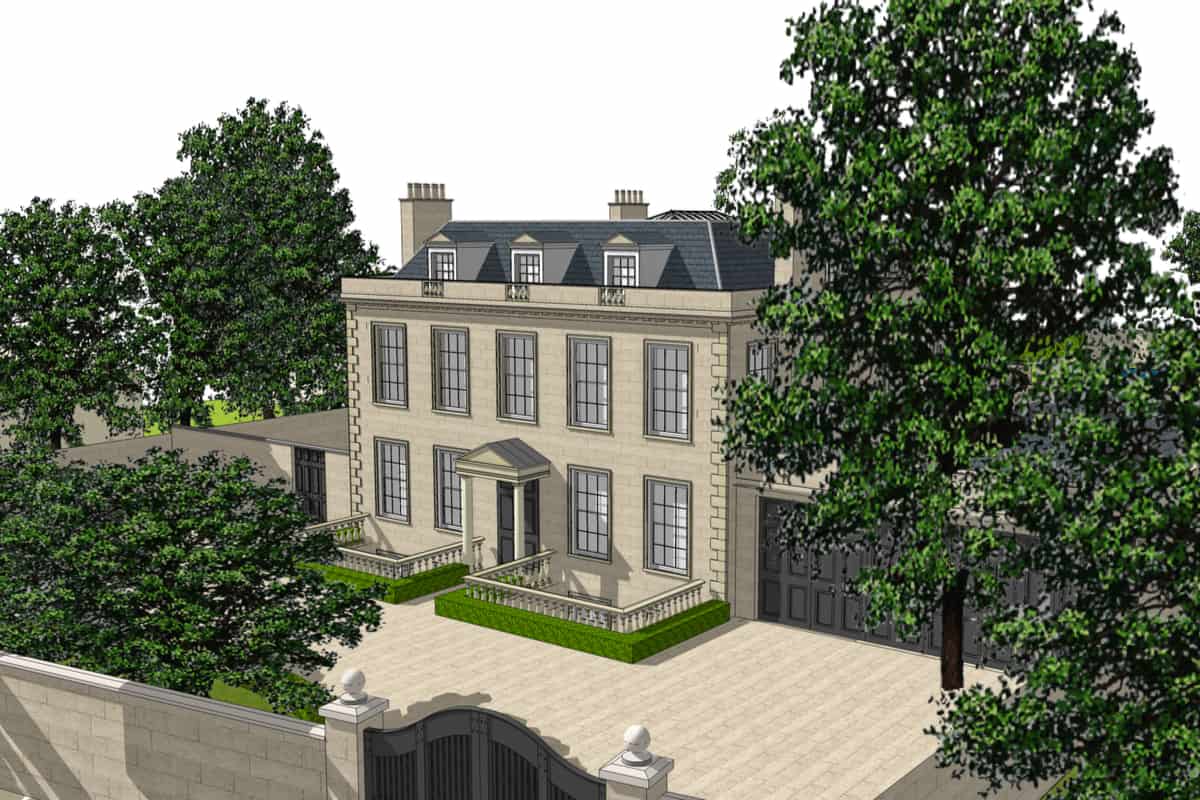 New Commission New Build Mansion in Wimbledon Village
